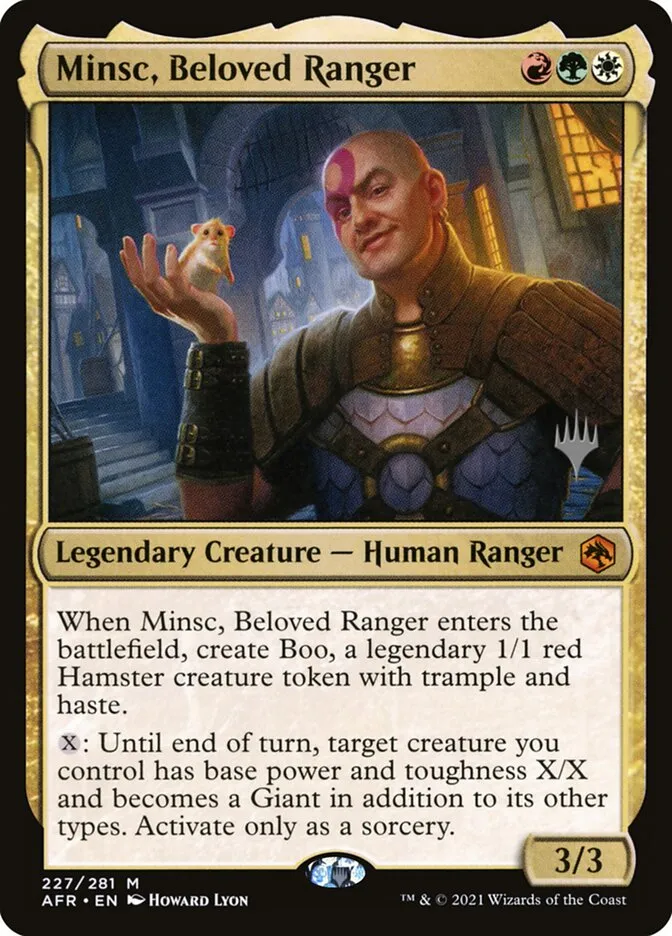Minsc, Beloved Ranger Front Face