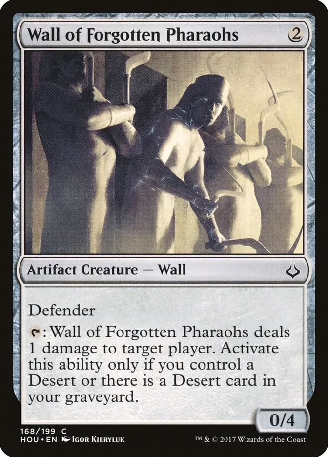 Wall of Forgotten Pharaohs Front Face