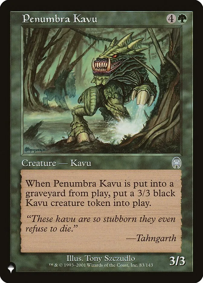 Penumbra Kavu Front Face