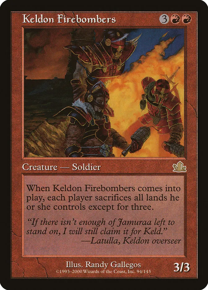 Keldon Firebombers Front Face