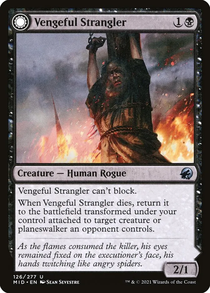 Vengeful Strangler // Strangling Grasp Front Face