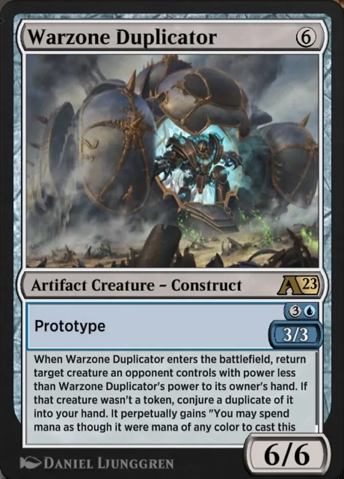 Warzone Duplicator Front Face