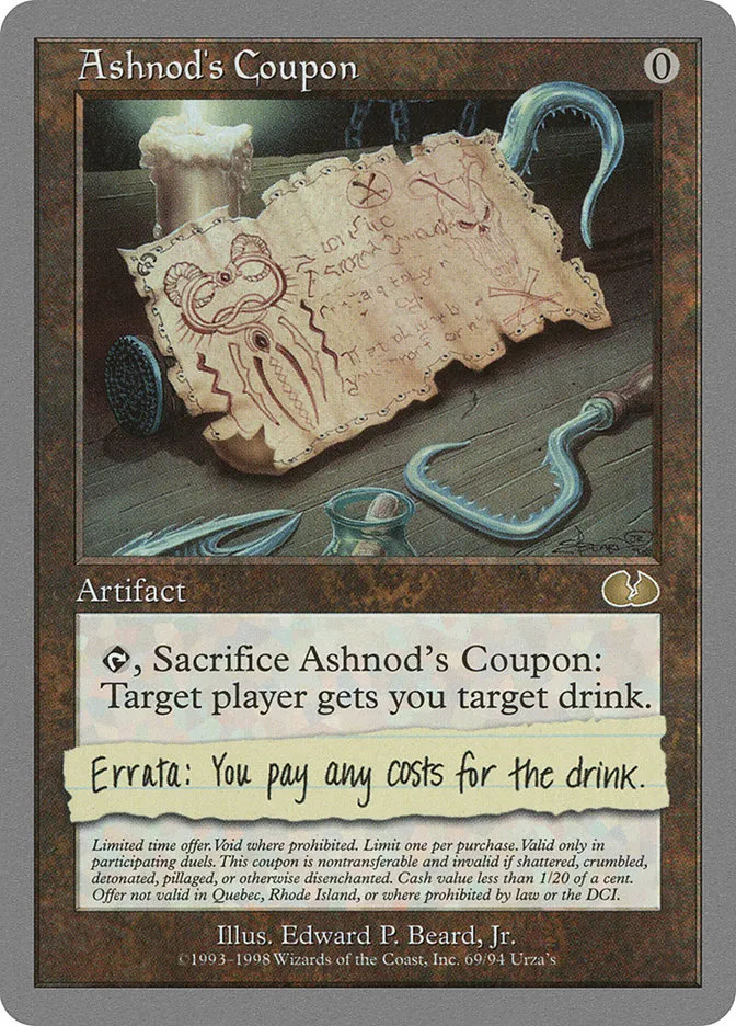 Ashnod's Coupon Front Face