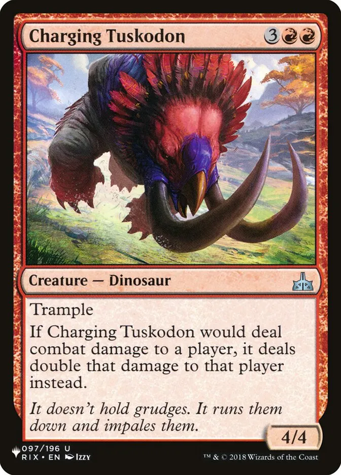 Charging Tuskodon Front Face