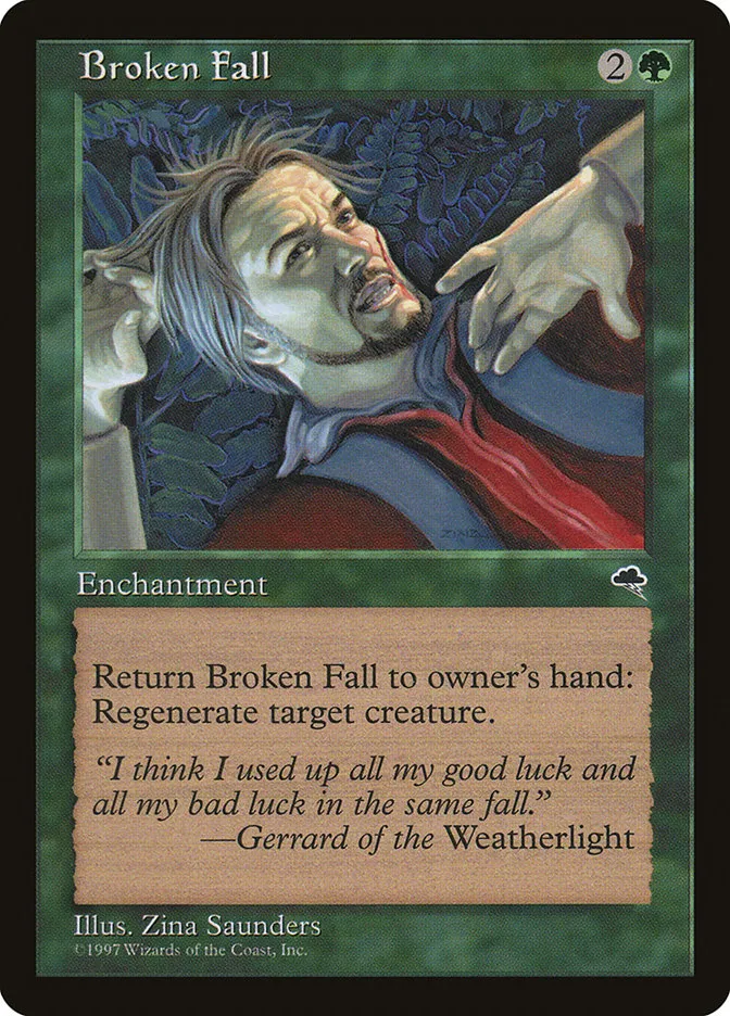 Broken Fall Front Face