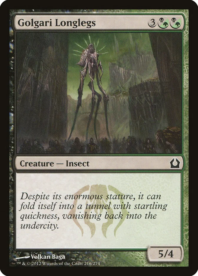Golgari Longlegs Front Face