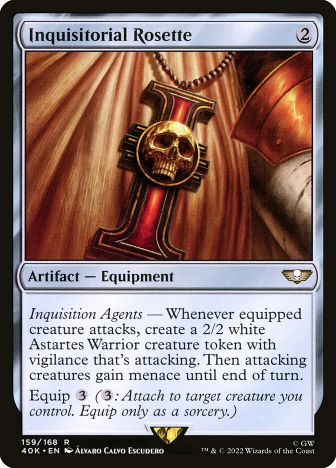 Inquisitorial Rosette Front Face
