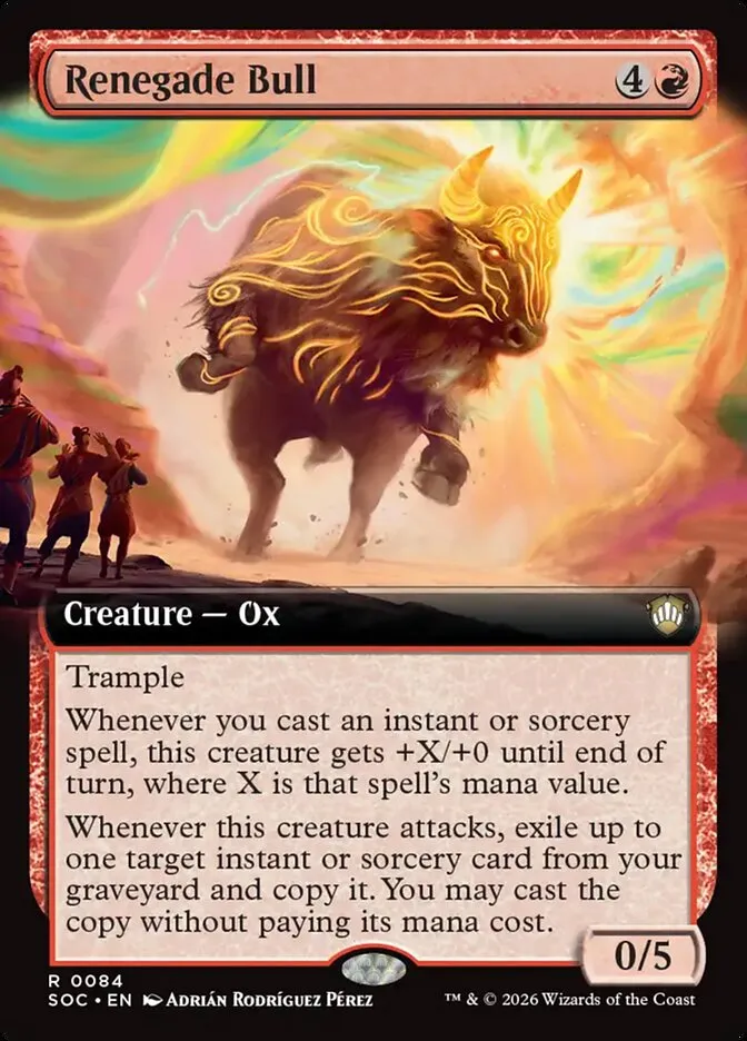 Renegade Bull Front Face