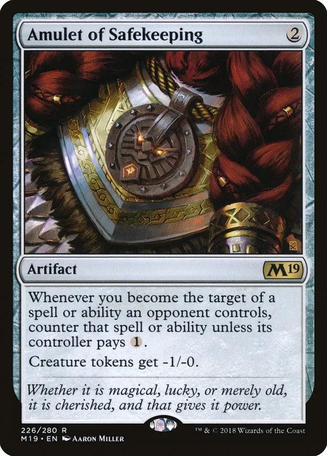 Amulet of Safekeeping Front Face