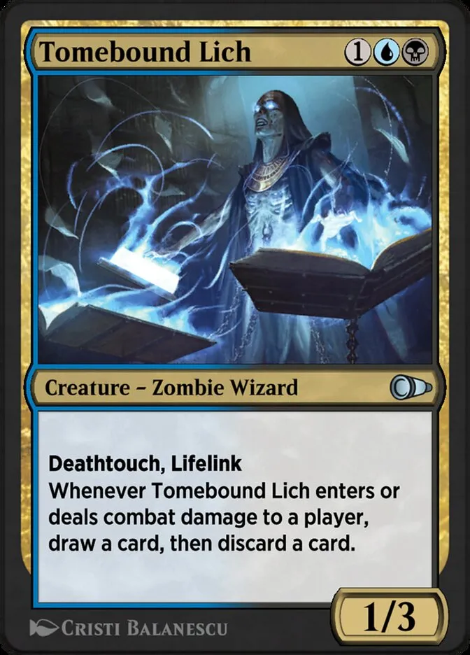 Tomebound Lich Front Face