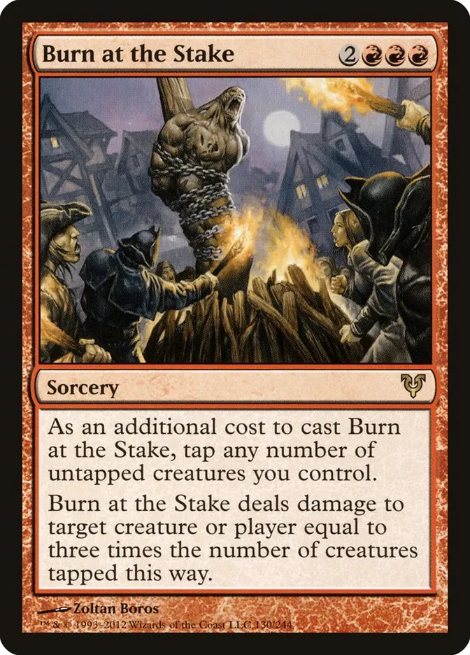 Burn at the Stake Front Face