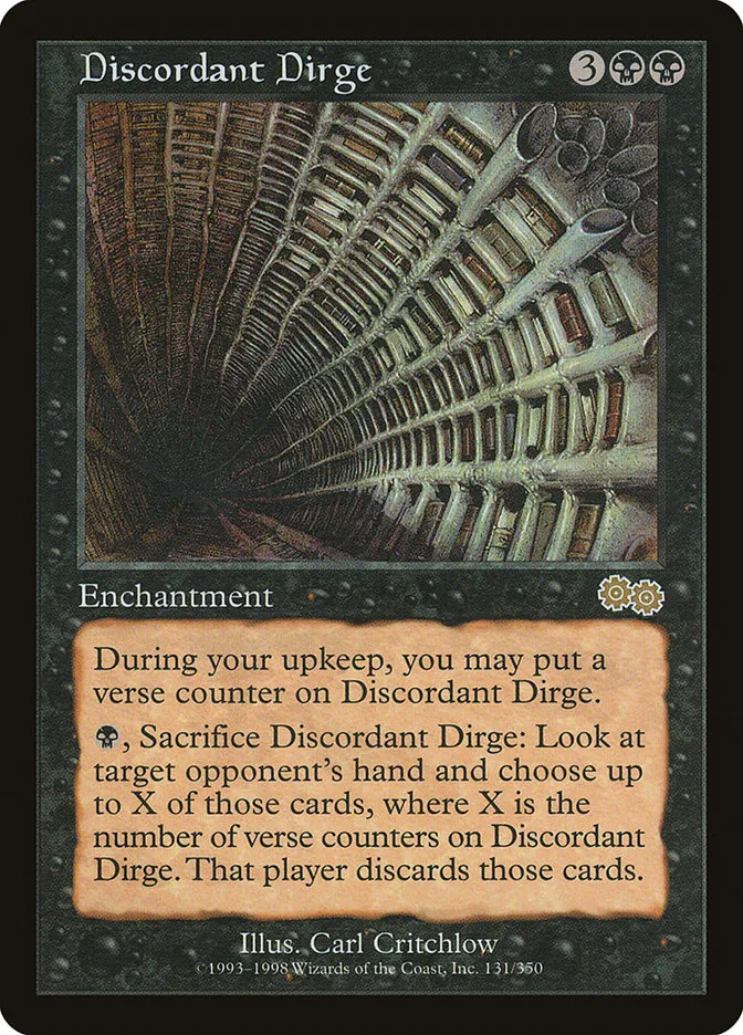 Discordant Dirge Front Face