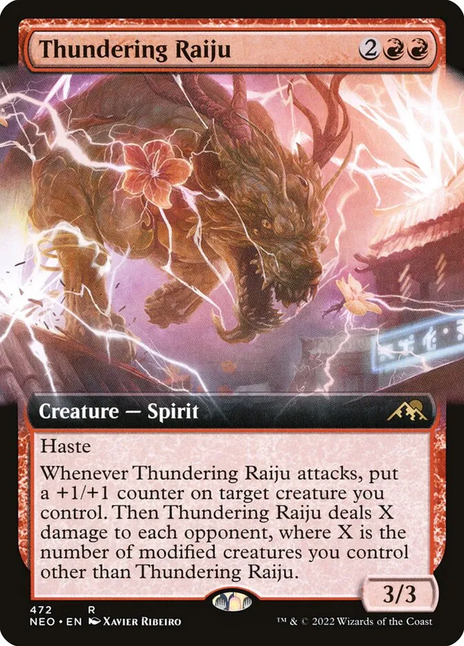 Thundering Raiju Front Face