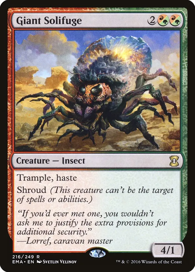 Giant Solifuge Front Face