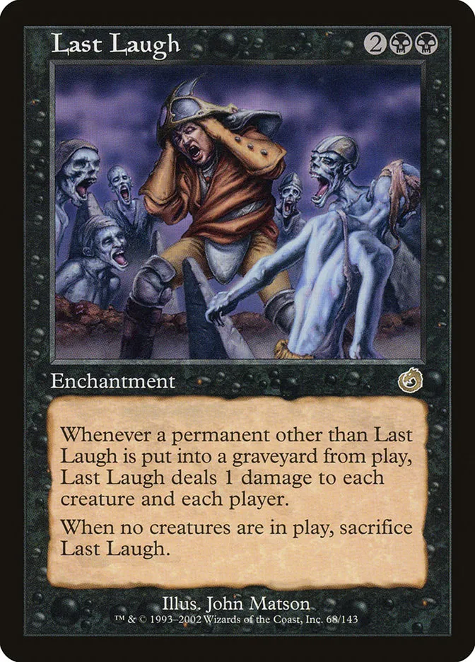 Last Laugh Front Face