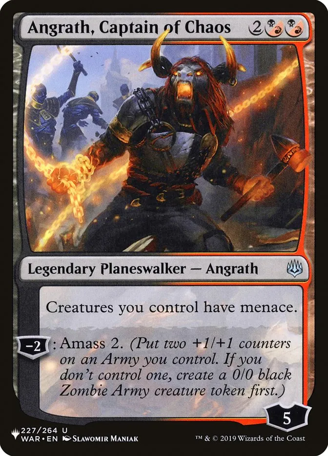 Angrath, Captain of Chaos Front Face