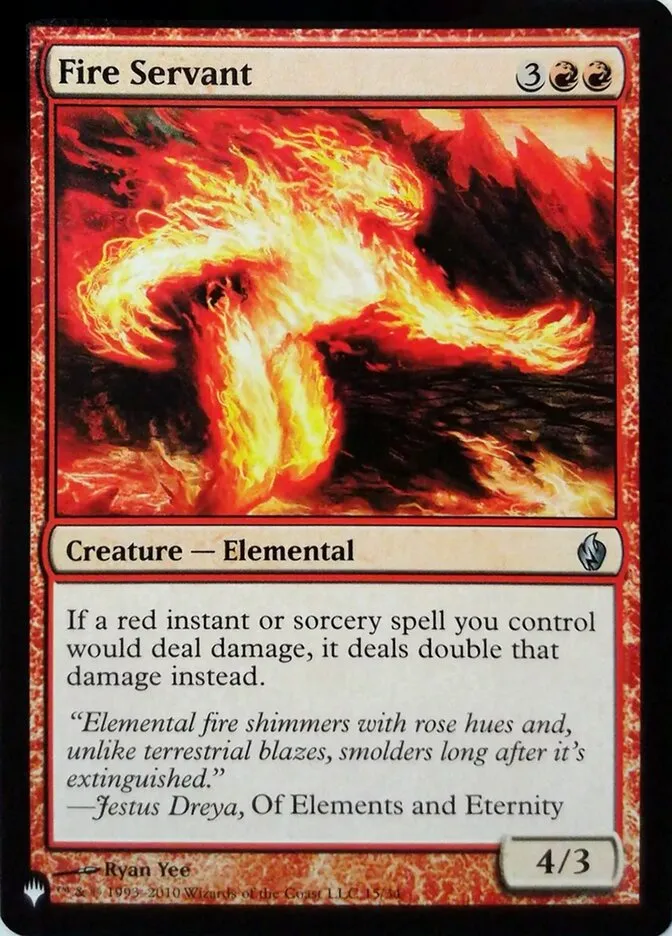 Fire Servant Front Face