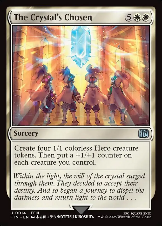 The Crystal's Chosen Front Face