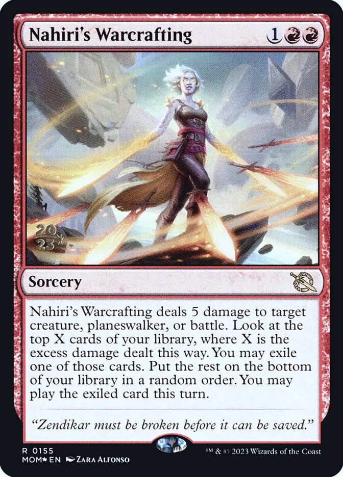 Nahiri's Warcrafting Front Face