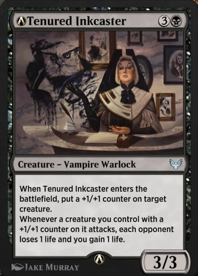 A-Tenured Inkcaster Front Face