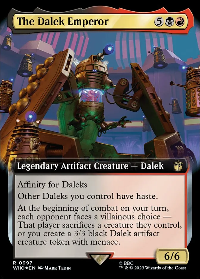 The Dalek Emperor Front Face