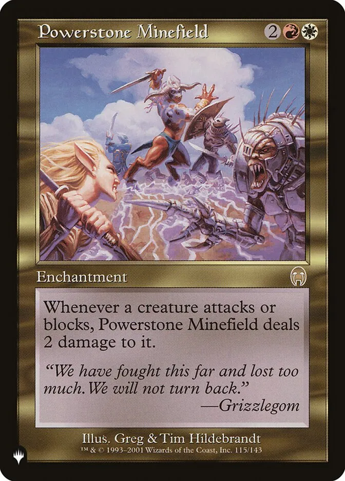 Powerstone Minefield Front Face