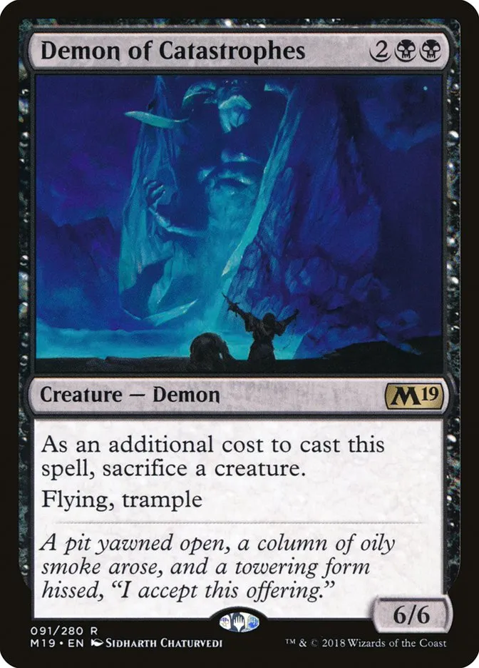 Demon of Catastrophes Front Face