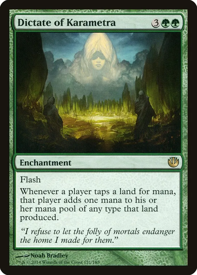 Dictate of Karametra Front Face