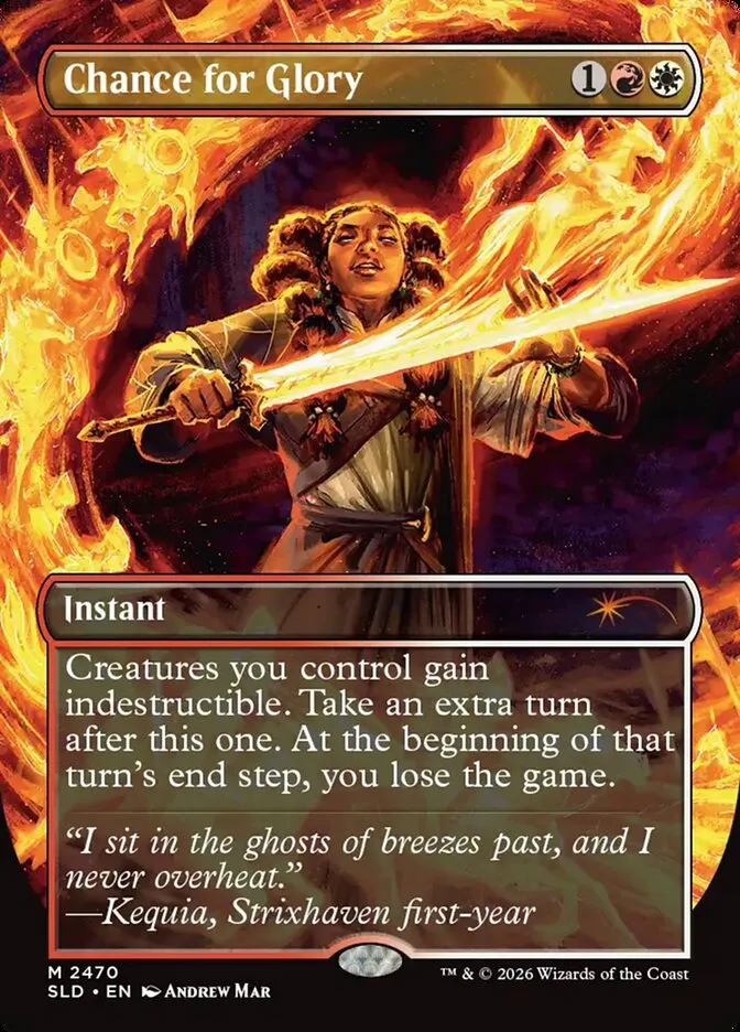 Chance for Glory Front Face
