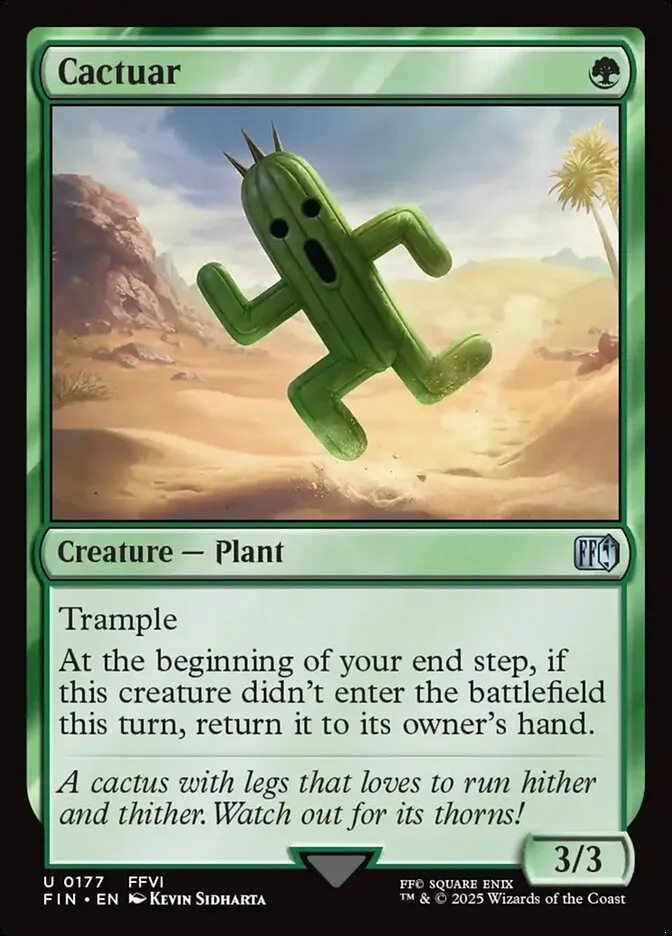 Cactuar Front Face