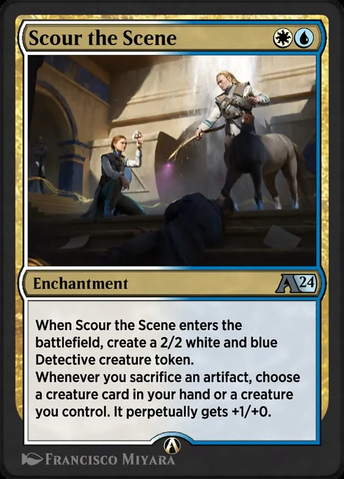 Scour the Scene Front Face