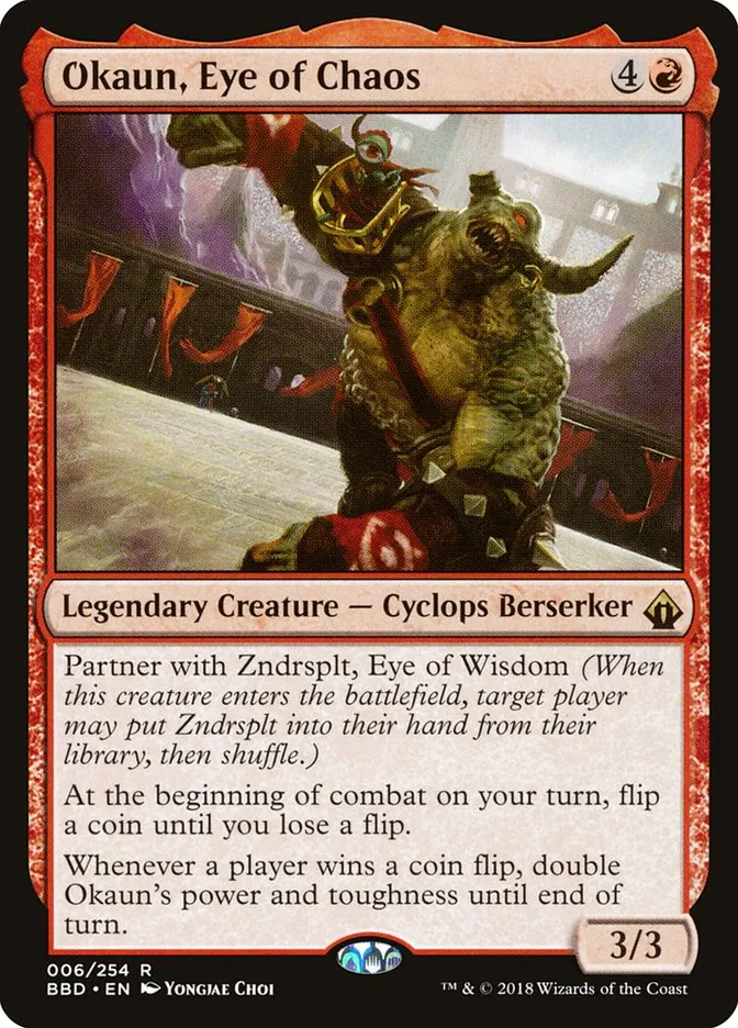 Okaun, Eye of Chaos Front Face