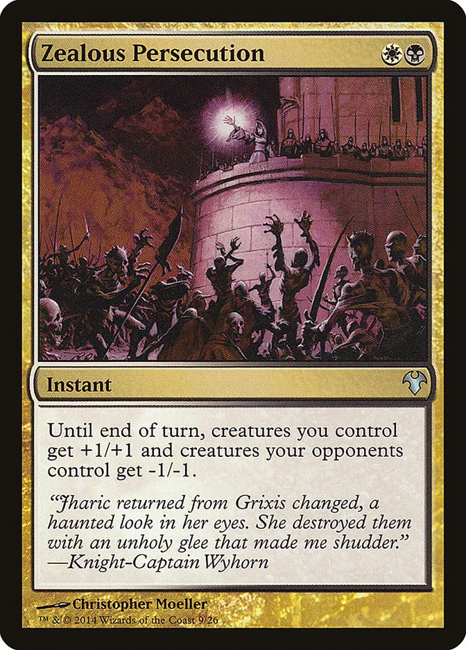 Zealous Persecution Front Face