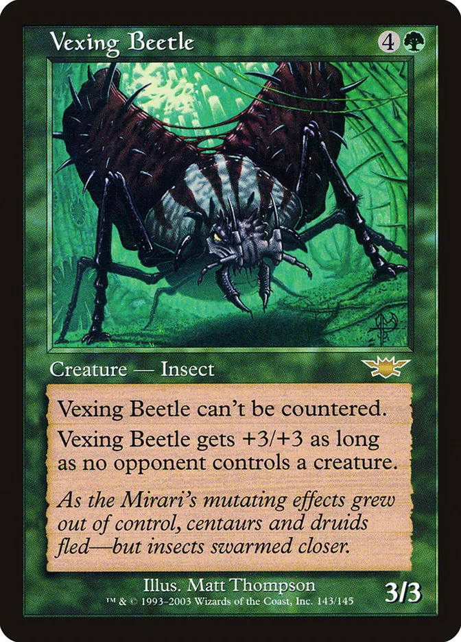 Vexing Beetle Front Face