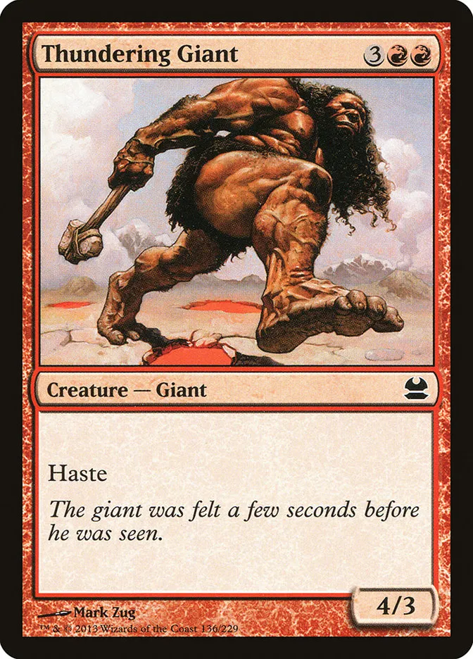 Thundering Giant Front Face