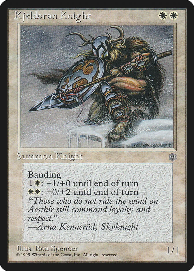 Kjeldoran Knight Front Face