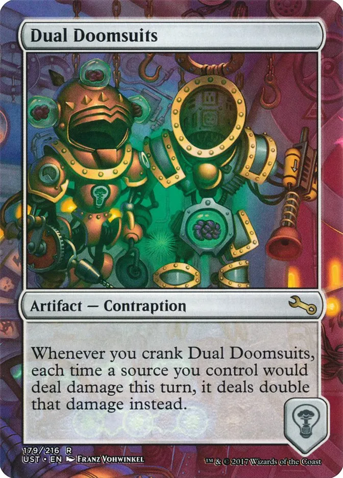 Dual Doomsuits Front Face