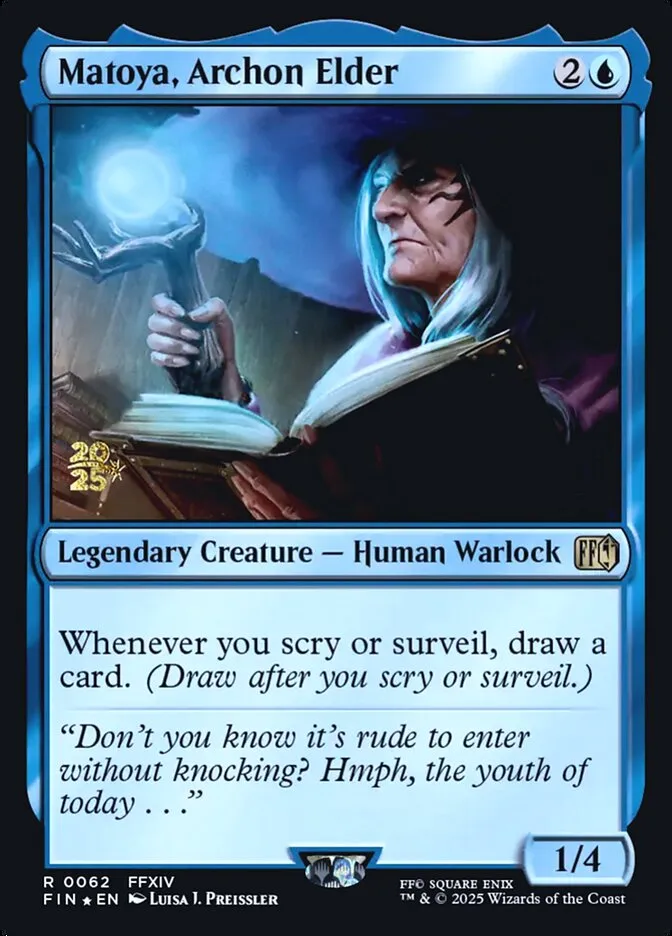 Matoya, Archon Elder Front Face