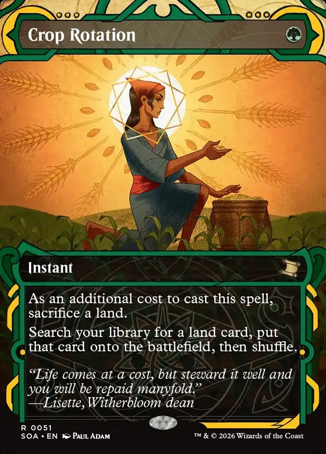 Crop Rotation Front Face