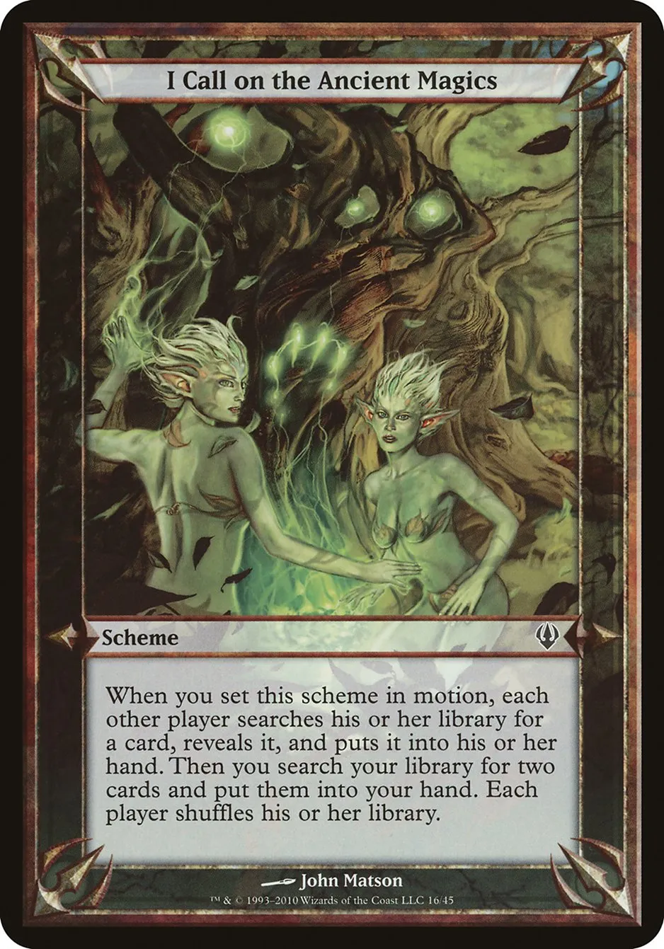I Call on the Ancient Magics Front Face