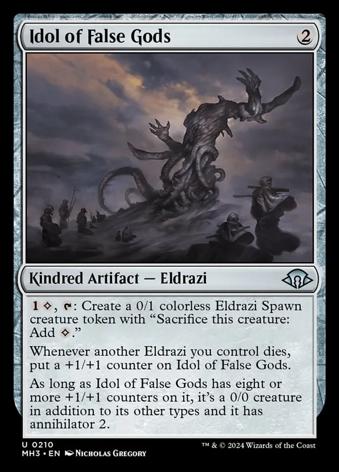 Idol of False Gods Front Face