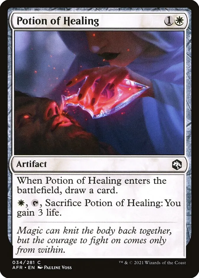 Potion of Healing Front Face