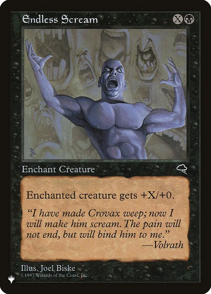 Endless Scream Front Face