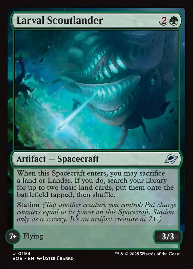 Larval Scoutlander Front Face