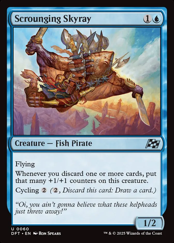 Scrounging Skyray Front Face