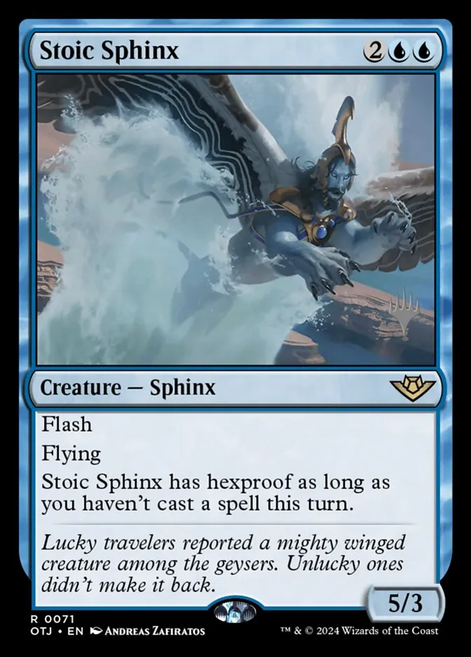 Stoic Sphinx Front Face