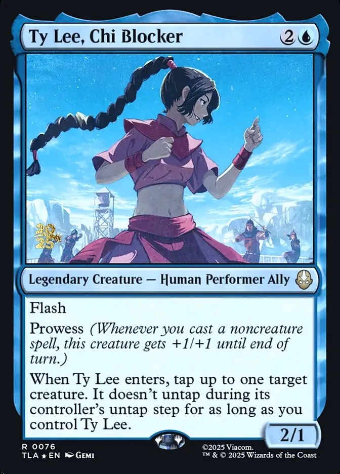 Ty Lee, Chi Blocker Front Face