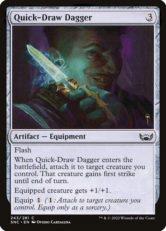 Quick-Draw Dagger Front Face