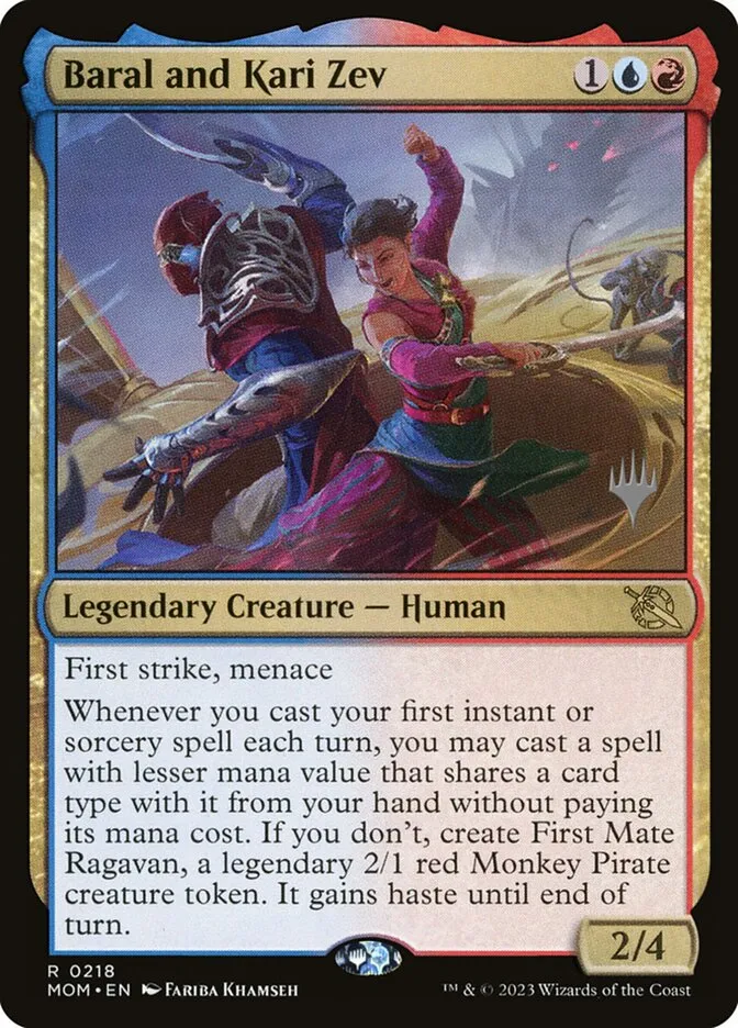 Baral and Kari Zev Front Face