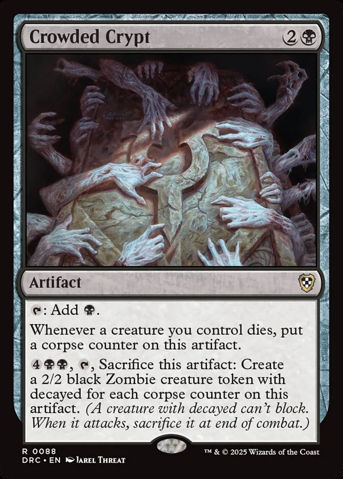 Crowded Crypt Front Face